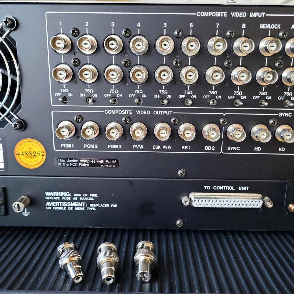 JVC KM-2500 Digital Special Effects Generator Controller W/ Main Unit Tested