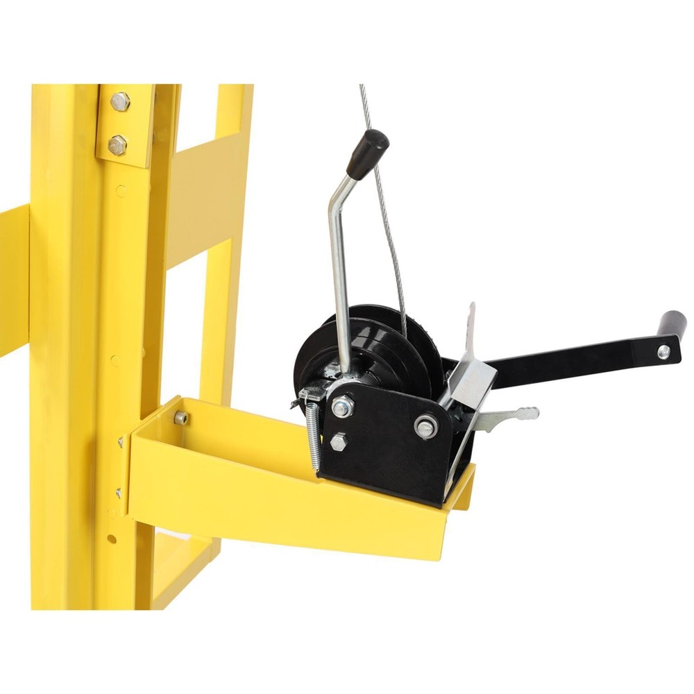 Professional-Grade Drywall Panel Lifter, 150LBS Capacity, Self-Locking Winch,