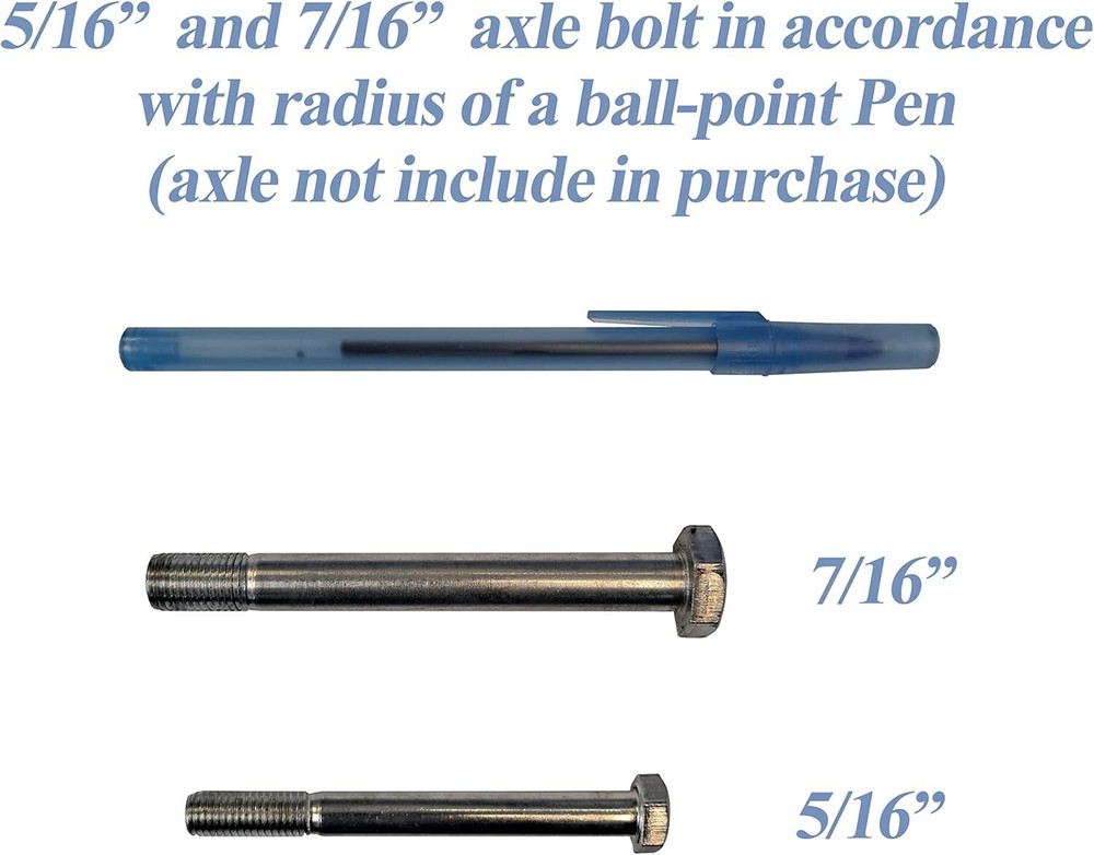 High-Quality 8" Caster Wheel with Solid Rubber Tire for Wheelchairs & Rollators
