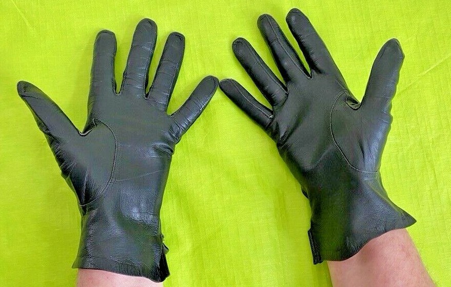 Womens Black Leather Size 7.5 Two Pair Black