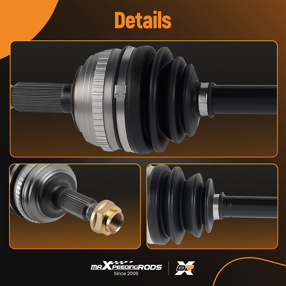 Front Driver Side CV Joint Axle Shafts For Honda CR-V 1997-2001