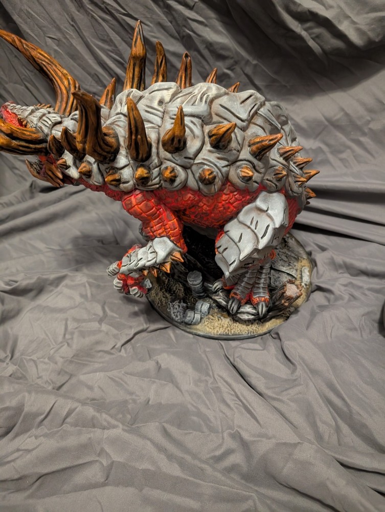 Gargantuan Tarrasque Miniature, Hand Painted