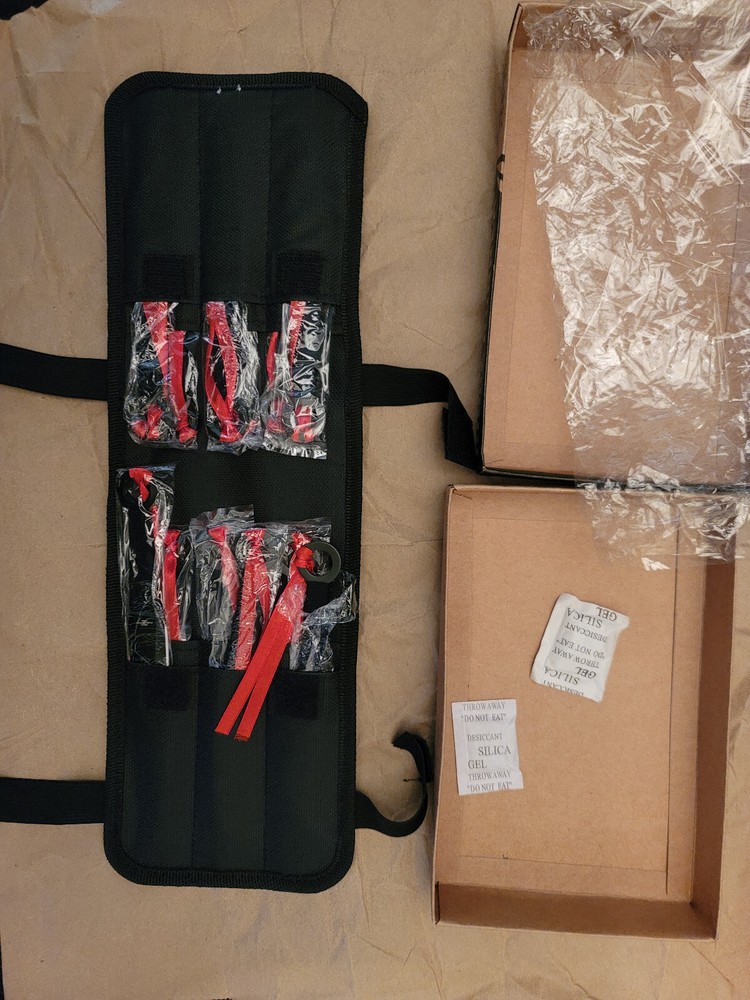 RIDGE RUNNER 12-PIECE THROWING KNIFE SET WITH CASE - NEW, OPEN BOX