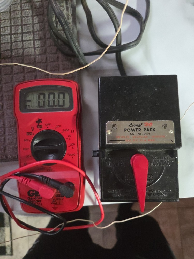 Lionel HO Power Pack Supply Controller Transformer 0101 Train Track 25 Watts