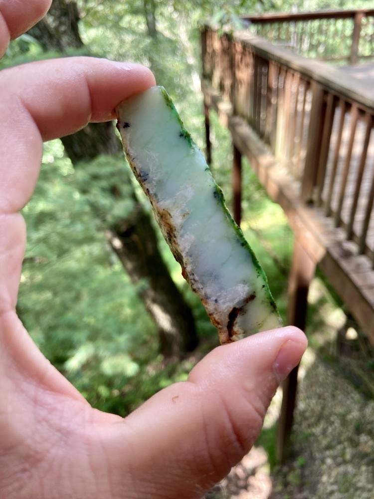 Blue Chrysoprase Rough 1.46 Oz
