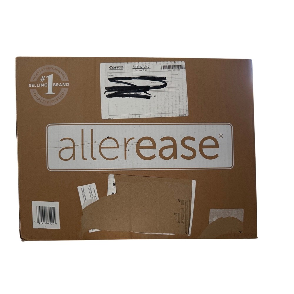 AllerEase 100% Organically Grown Cotton Top Waterproof Mattress Pad Twin