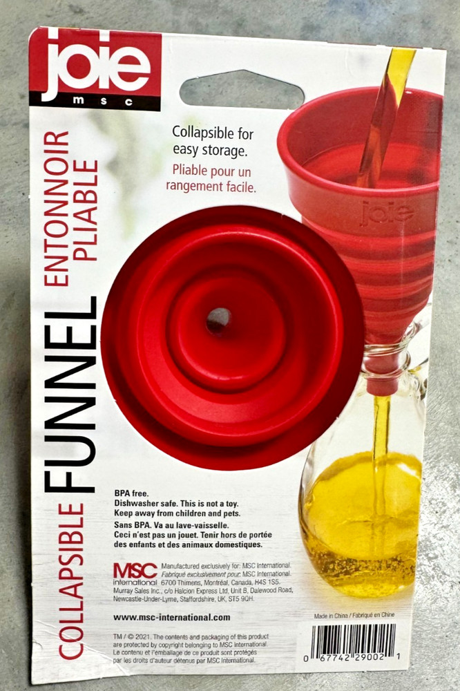 Joie Collapsible Funnel - RED