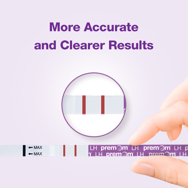 Premom Quantitative Ovulation Test Strips, Numerical Ovulation Test,20-Pack