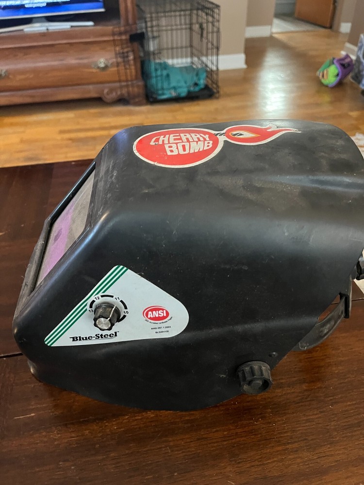 Blue Steel Welders Face Shield