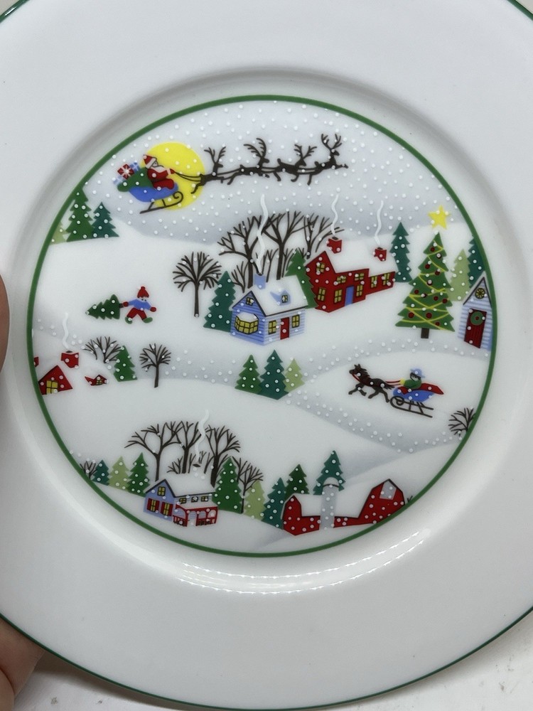 Lenox Sleighride 5 Piece Place Setting As Found Read Description