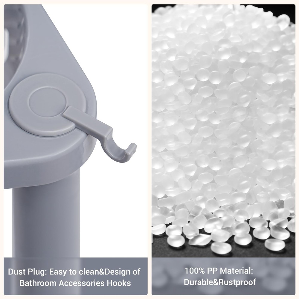 ELYKEN 4-Tier Corner Shower Caddy Organizer Shelf - Rustproof, Adjustable