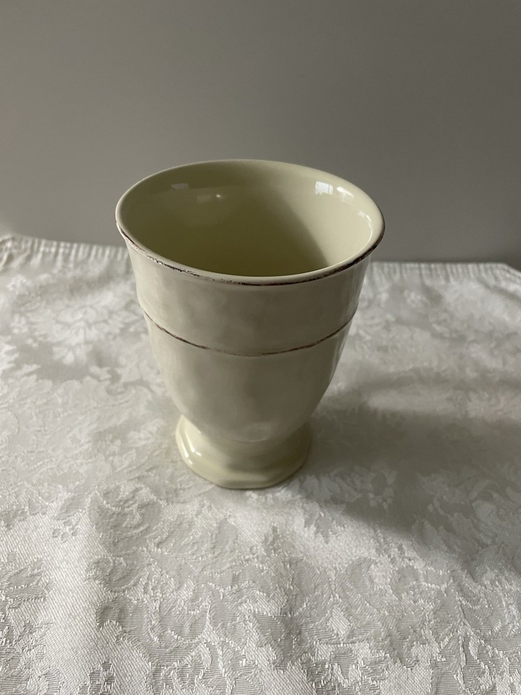 Pier 1 Martillo Creme Brulee Footed Mug