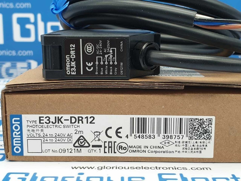 1pc Omron Photoelectric Switch E3JK-DR12 New In Box Fast Shipping  US Free TAX