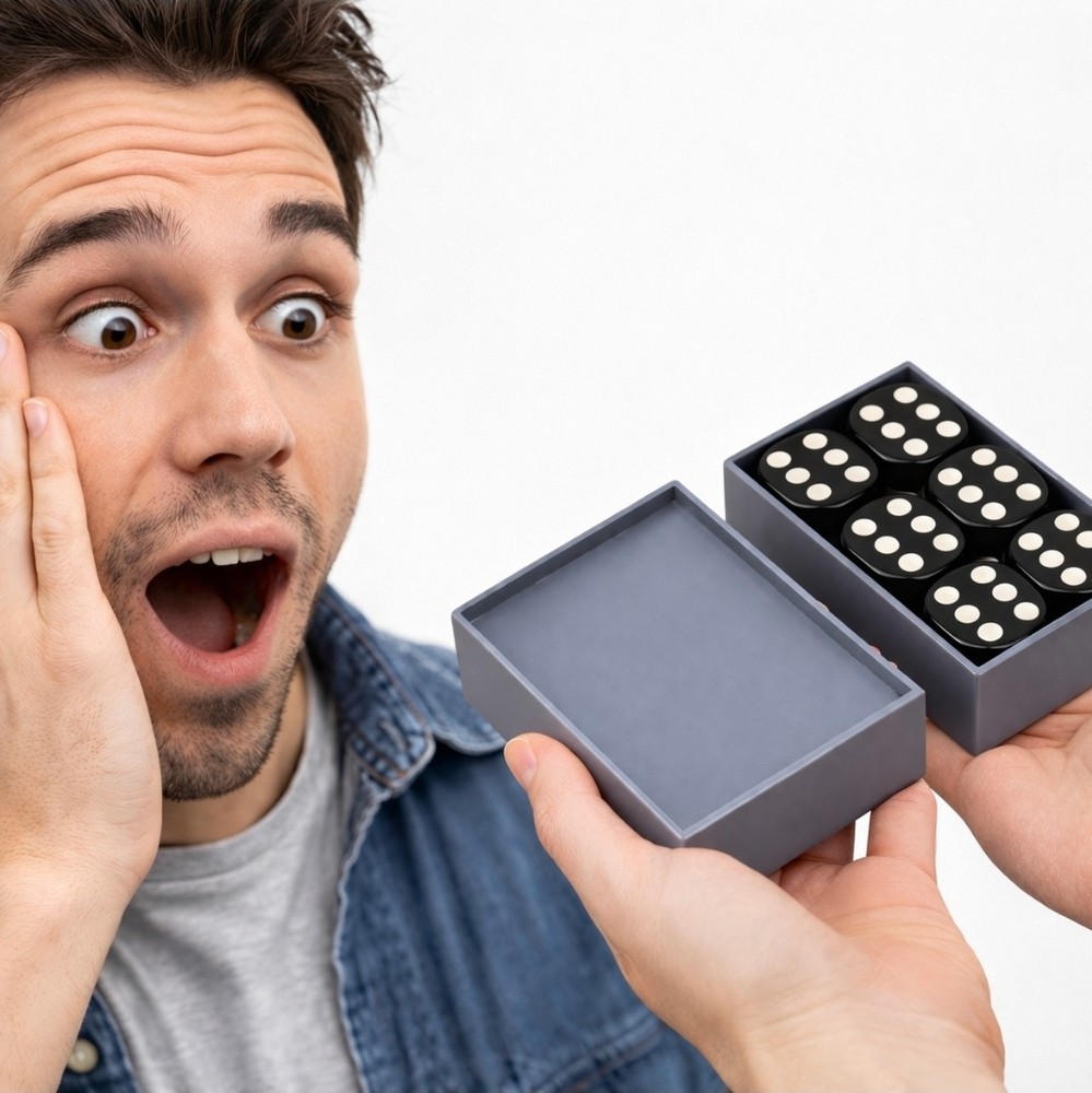 Magic Dice Prediction Trick Set – Quick Change Illusion – Easy Magic Trick