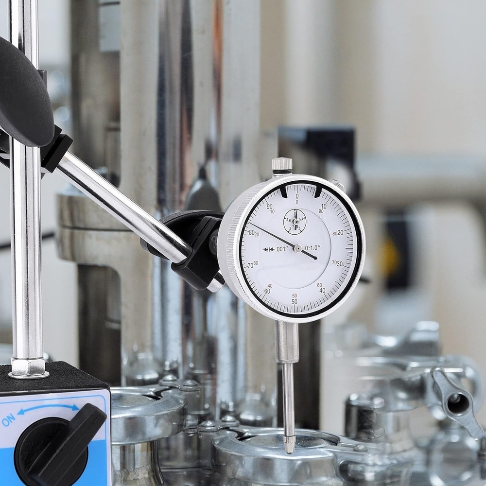 Dial Indicator with Magnetic Base 0-1.0" Tester Gage, Dial Indicator 0.001" ...