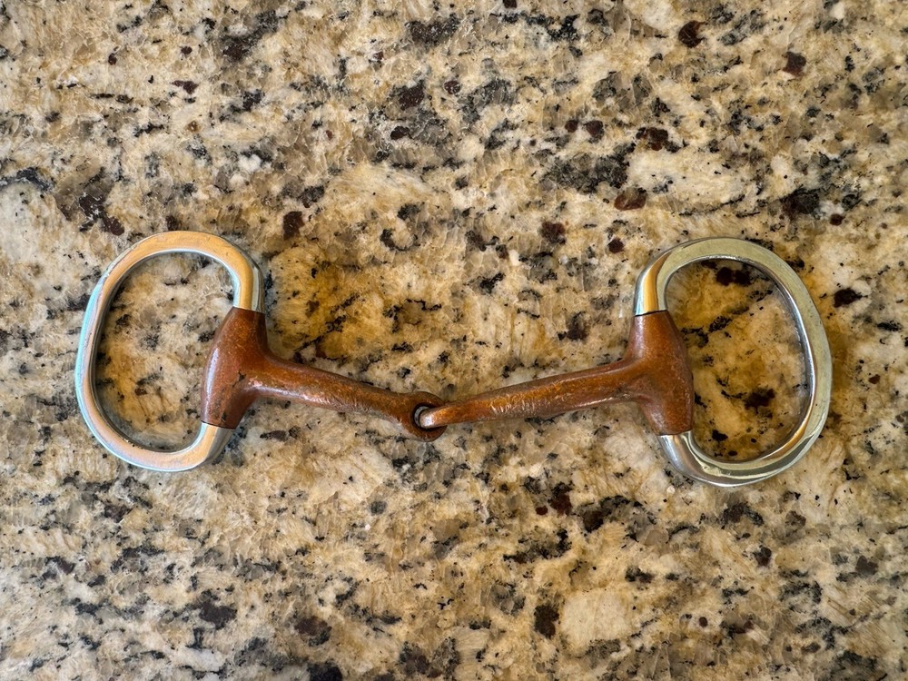 Eggbutt Snaffle Bit Stainless Copper Mouthpiece