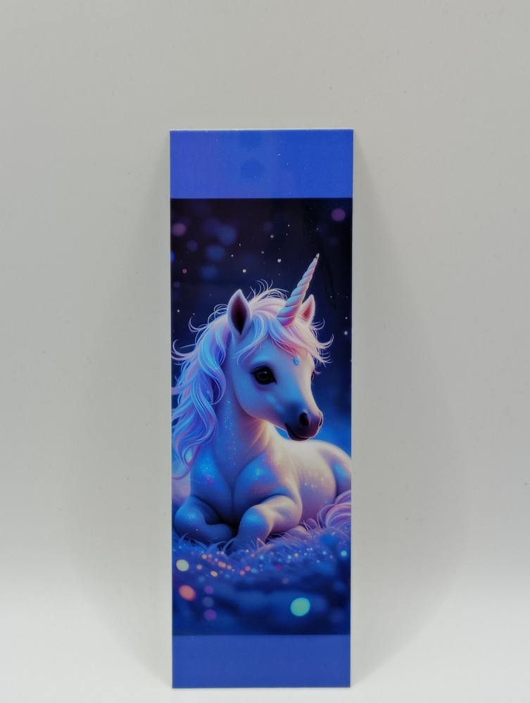 Moonlit Unicorn – Laminated Bookmark