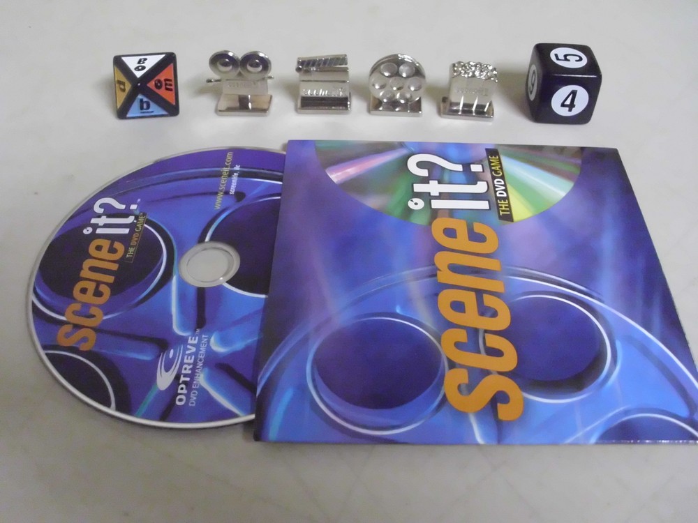 SCENE IT DVD BOARD GAME REPLACEMENT DVD + PIECES ONLY