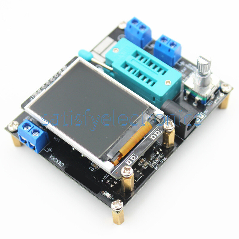 GM328A Transistor Tester Diode Capacitance ESR Voltage Frequency Meter Wave NEW