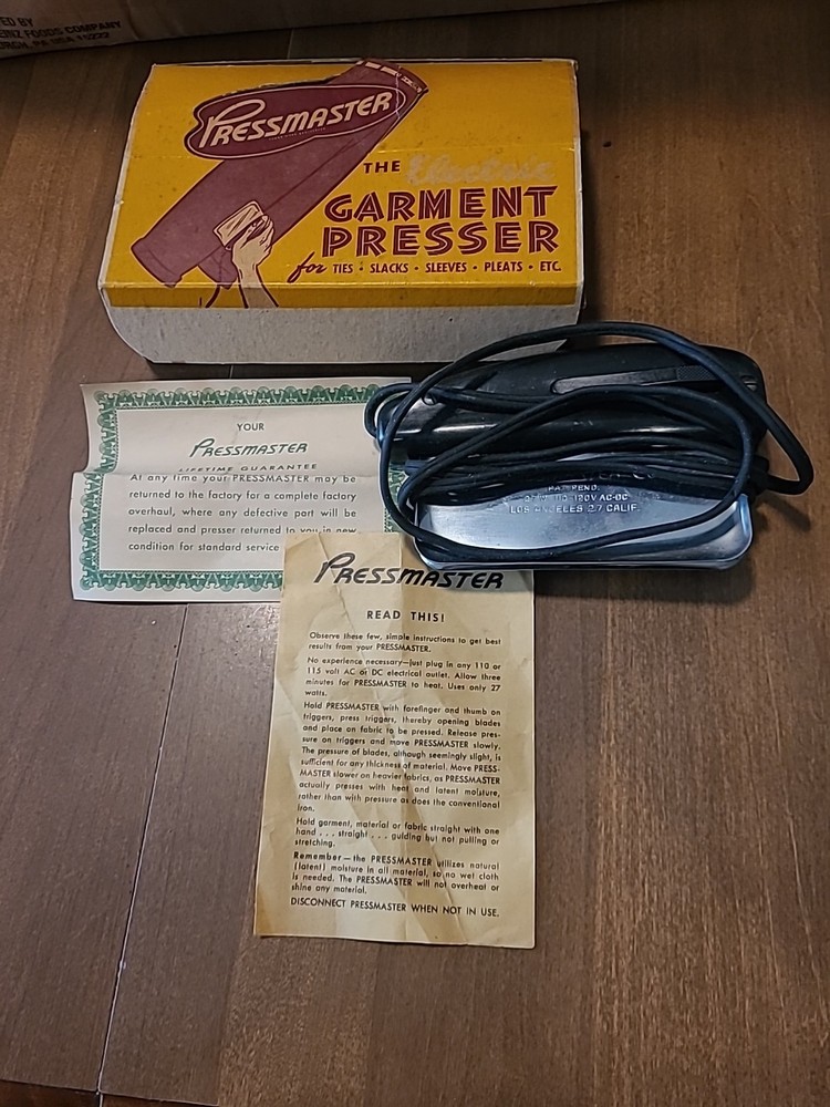 Pressmaster Garment Presser Untested