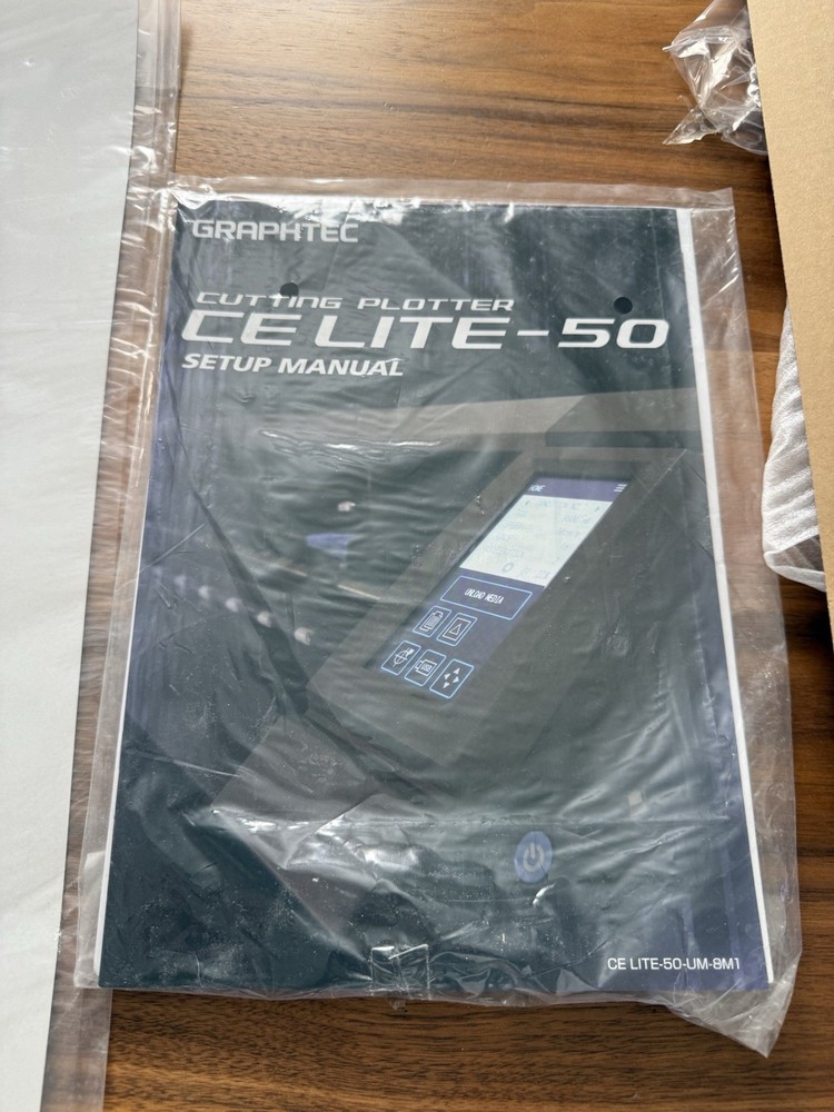 Graphtec CE LITE-50 Cutting Plotter with Accessories and Setup Manual