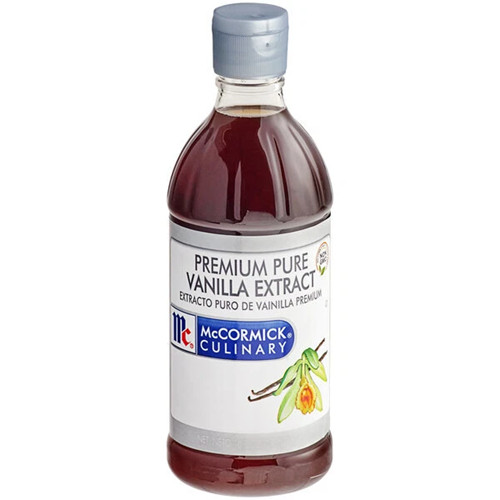 McCormick 16 Ounce Bottle Extracts Pure Vanilla Alcohol Based