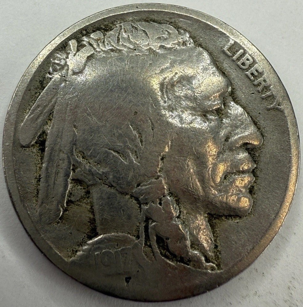 1917 Buffalo Nickel Exact Coin Imaged #BF837