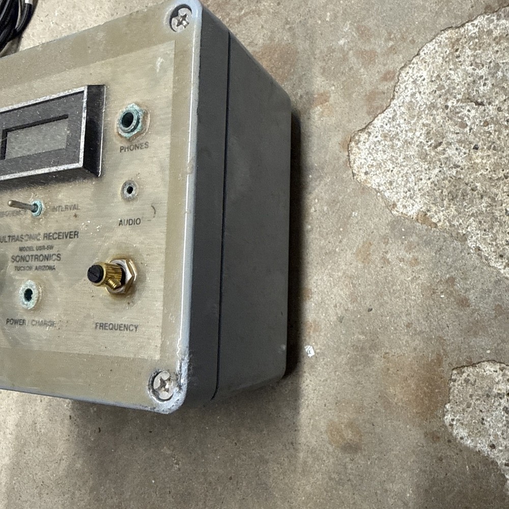 Sonotronics USR-5W Ultrasonic Portable Handheld Tracking Receiver (Untested)