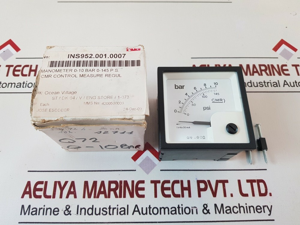 Cmr q72 manometer