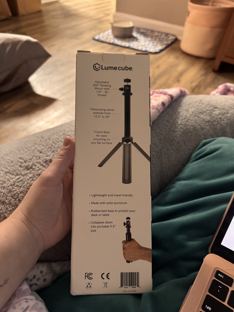 Lume Cube Light Stand B30 Panel light not included, Lightweight, solid aluminum