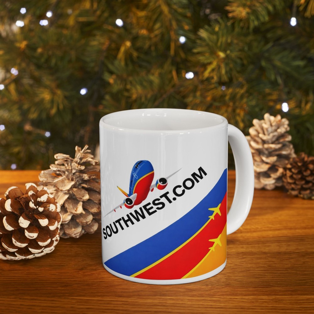Southwest Airline Mug | Ceramic Coffee Cup