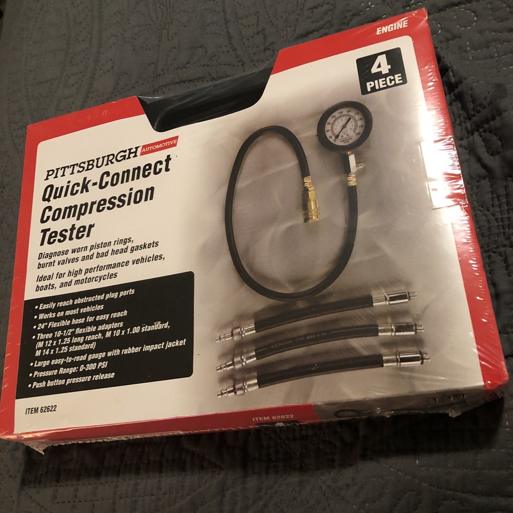 Tools & Equipment Deluxe Compression Tester Kit Quick-Connect
