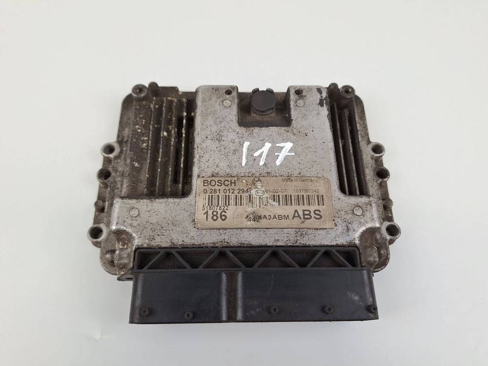 Fiat Multipla 2007 Engine Control Unit Module 51807822 kW BVV627