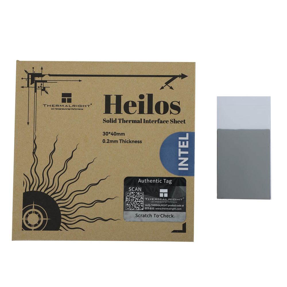 Heilos Solid State Thermally Conductive Silicone Grease Sheet for CPU/GPU, No...