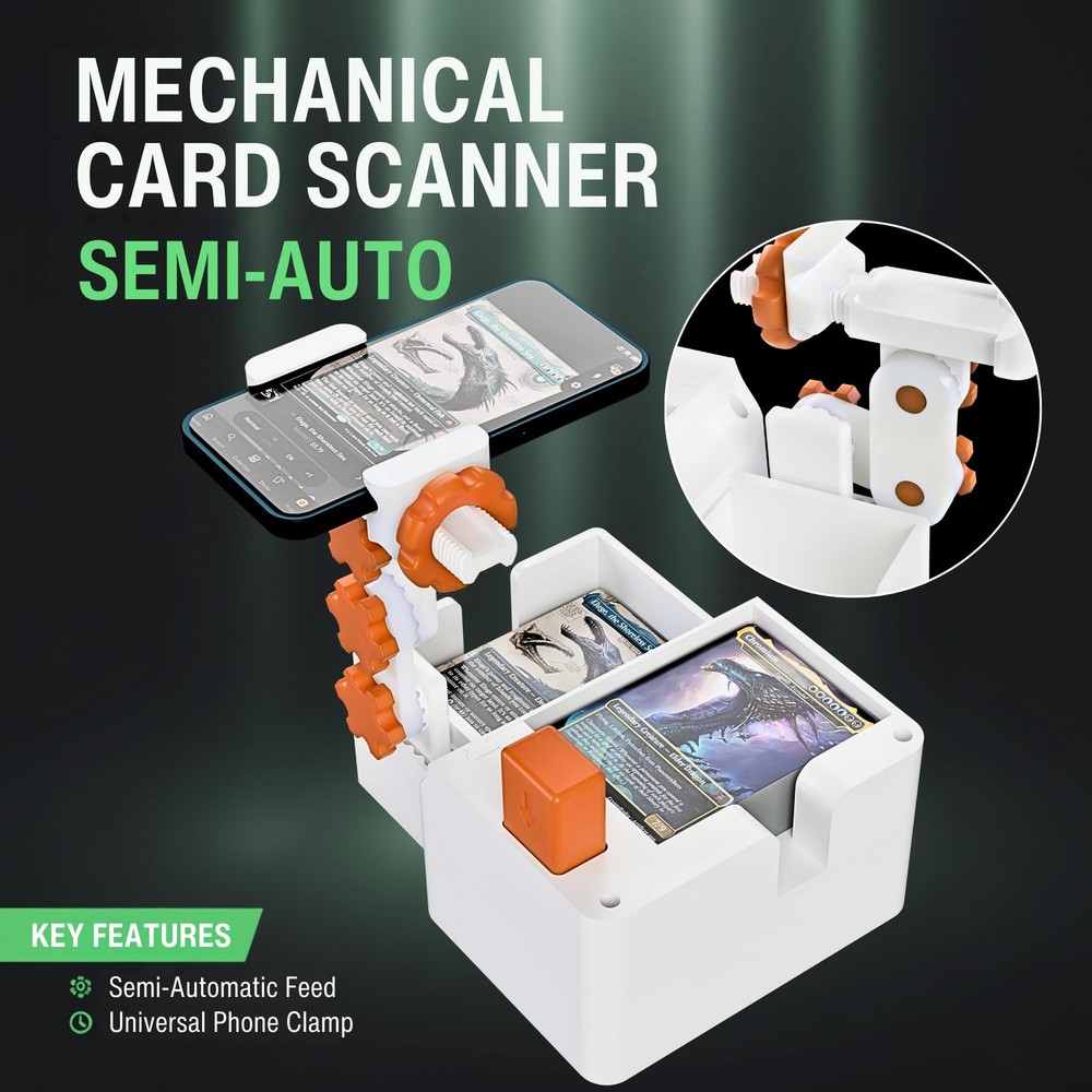 Card Scanner Pro: Advanced Automatic & Slinger for MTG/TCG White