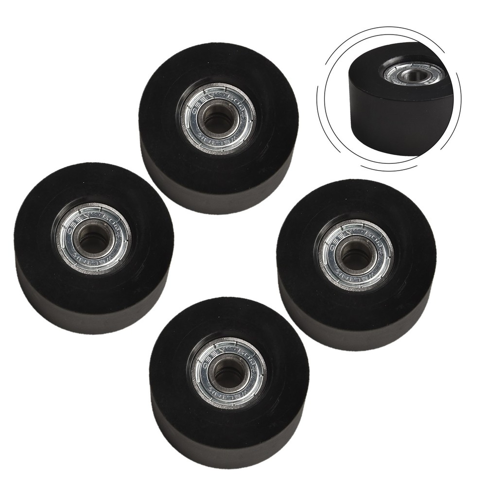 4 Pack Replacement Wheels for Water Rowing Machine Seats 45mm Diameter