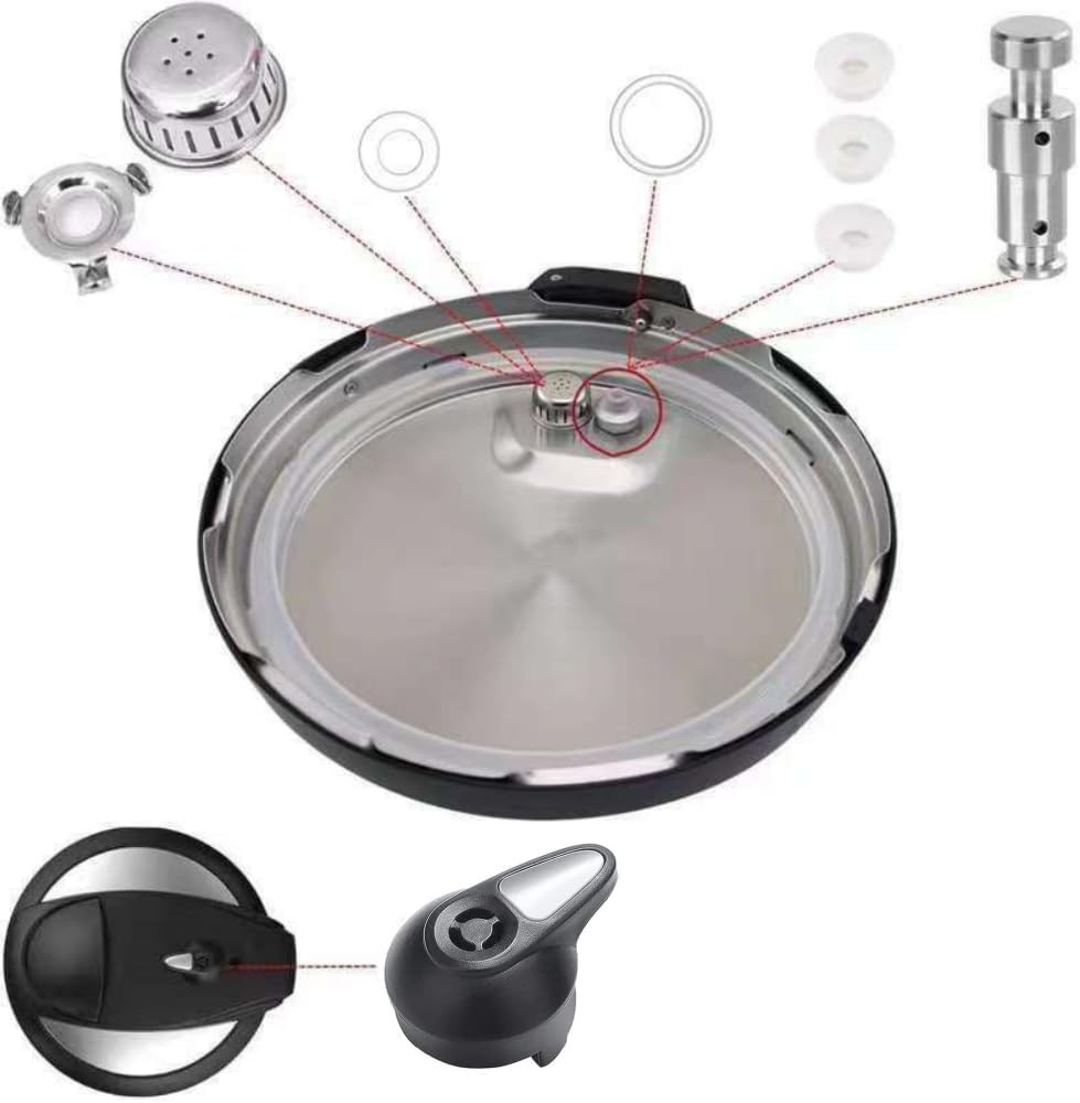 Generic Replacement Parts Steam Release Handle,Float Valve,Anti-Block Shield and