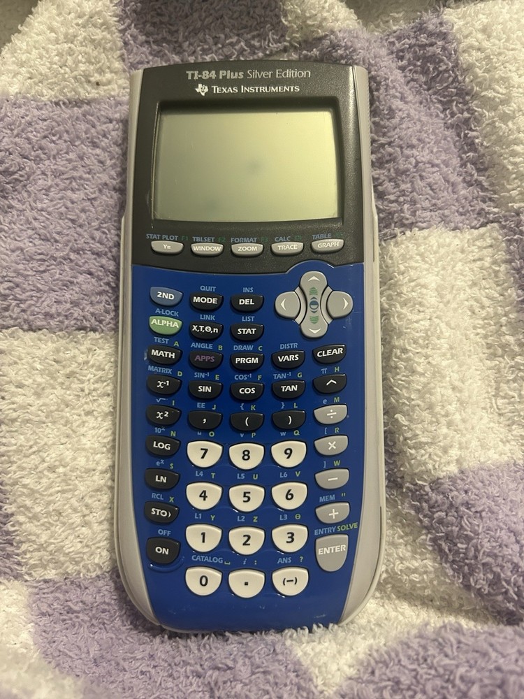 Texas Instruments TI-84 Plus Graphing Calculator - Silver