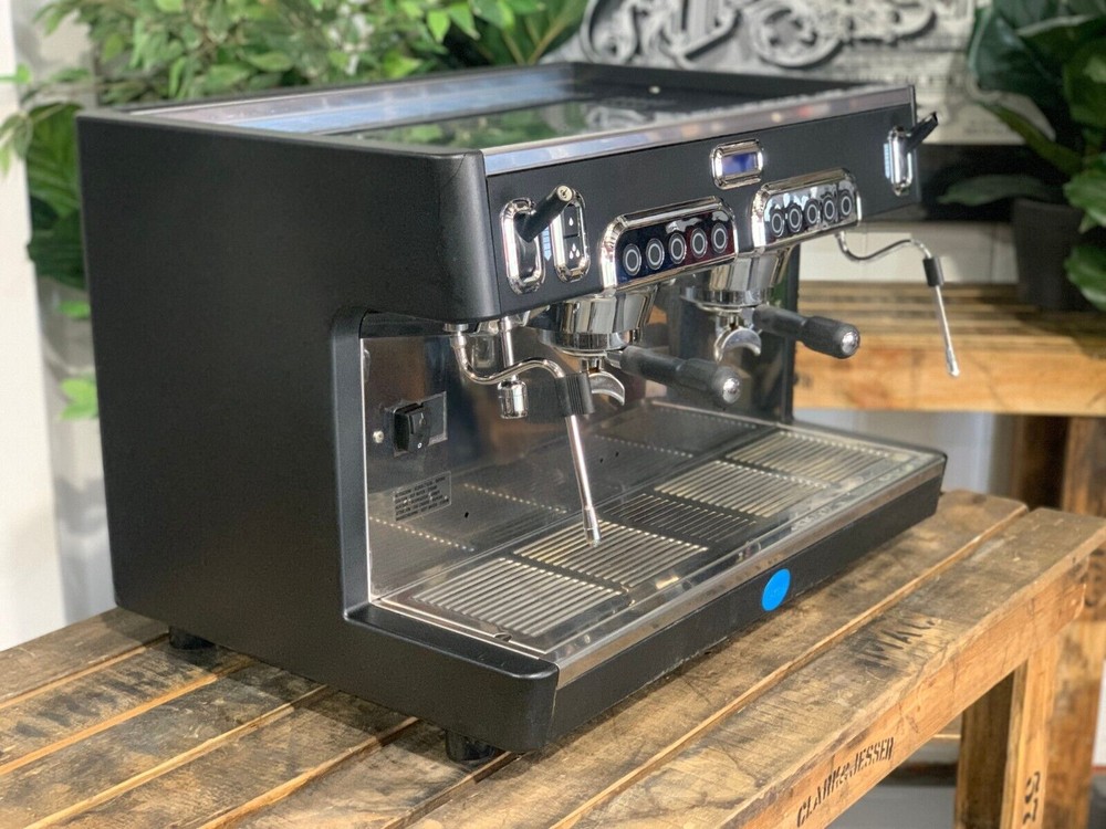 CARIMALI CENTO 2 GROUP BLACK HIGH CUP ESPRESSO COFFEE MACHINE