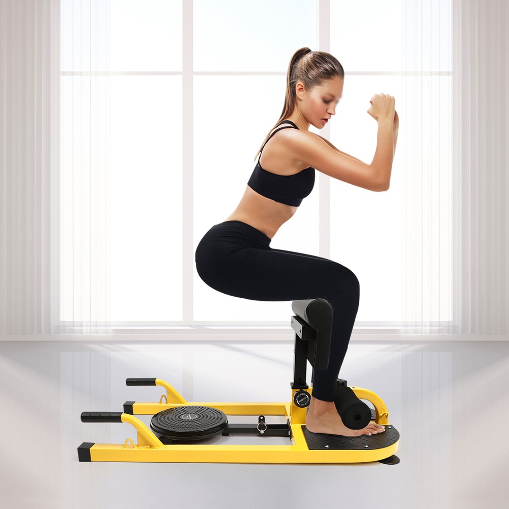 Multifunction Sissy Squat Machine Hip Thrust Machine Sit up Exercise Set U-shape