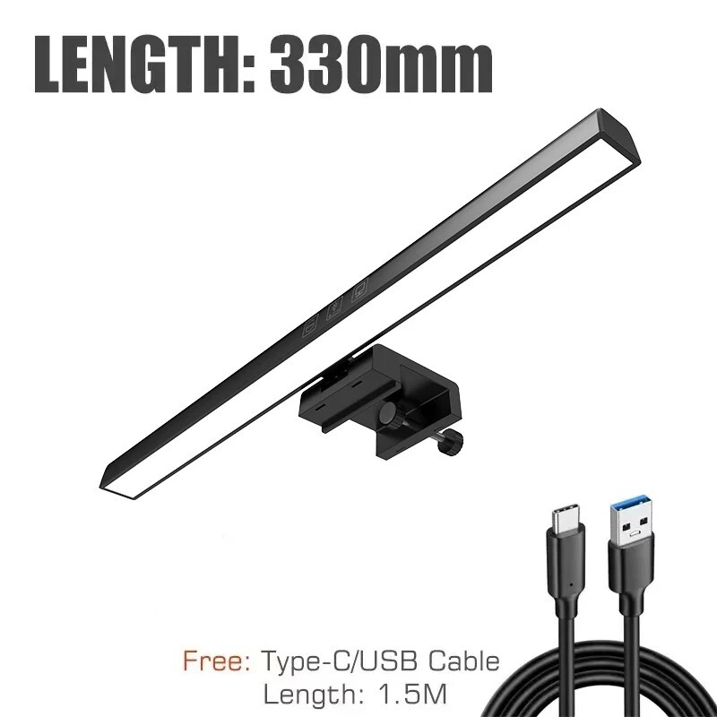 LED Computer Monitor Light Bar For Learning/Reading/Work Dimming Night Lighting