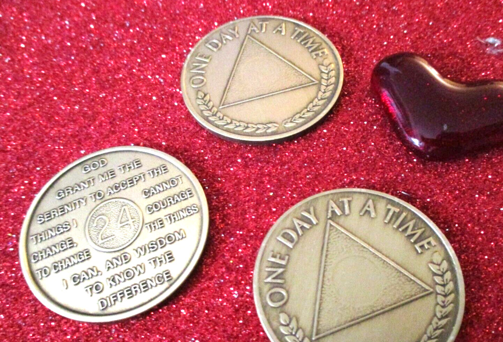 Coin Chip Brass Pocket Token Recovery Narcotics Anonymous