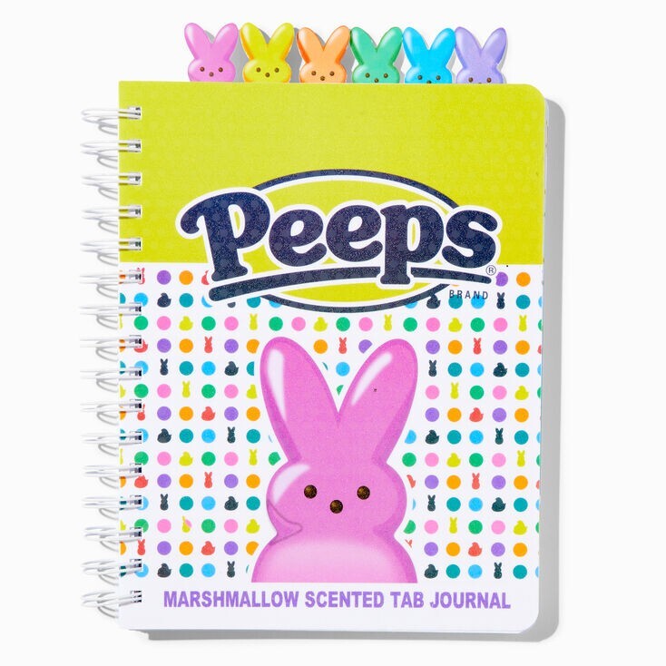 NEW PEEPS Marshmallow scented tabbed journal book notepad