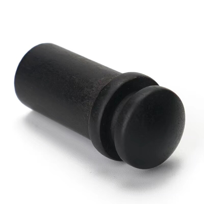 10x Guitar End Pin Ebony Strap Button Peg Bridge Luthier nut saddle string Black