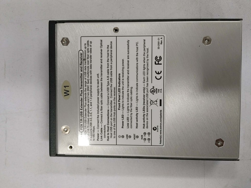 Extron FOX T USB EXTENDER Plus Extender