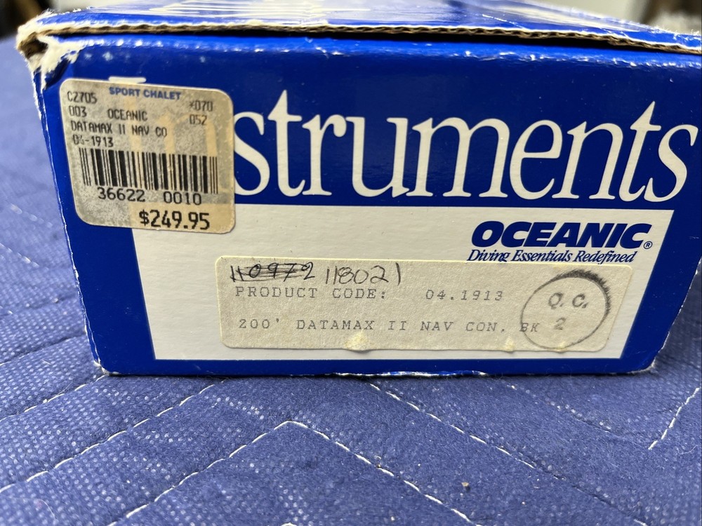 Oceanic 200’ DataMax II Nav Con.