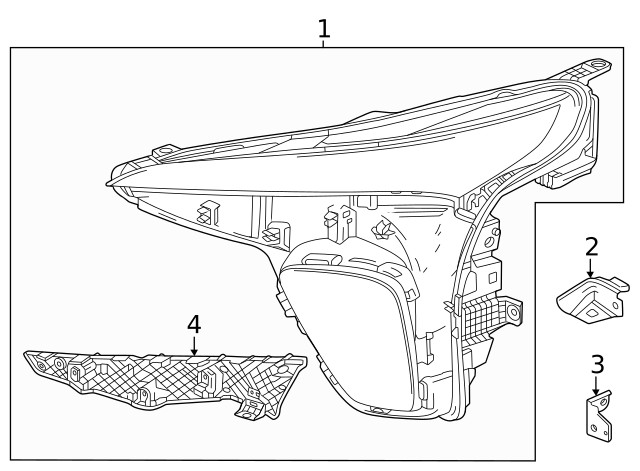 Genuine GM Front Bracket 26439814