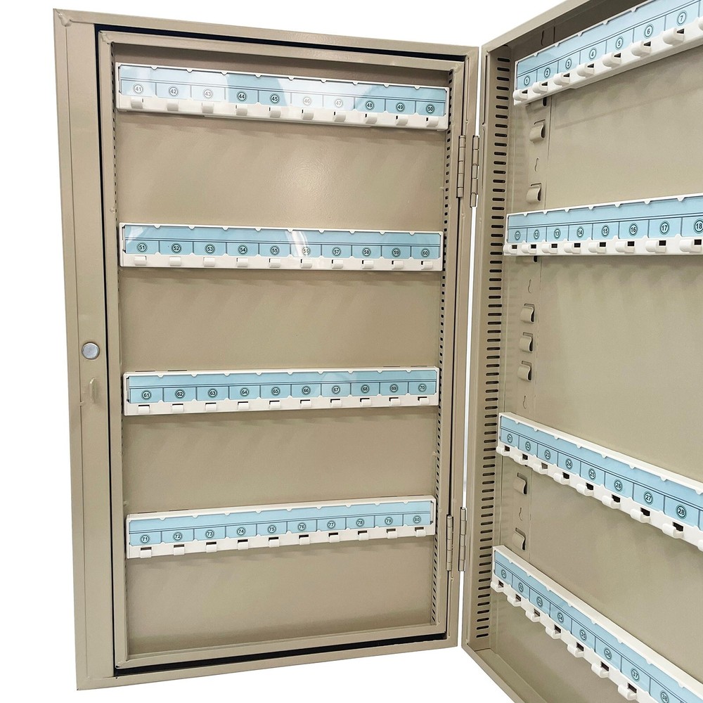 240 Hooks Lock Box Wall-Mounted Key Cabinet Key Box Storage Organization