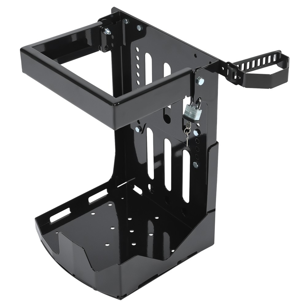 For Open & Enclosed Landscape Trailer Adjustable Backpack Blower Sprayer Rack