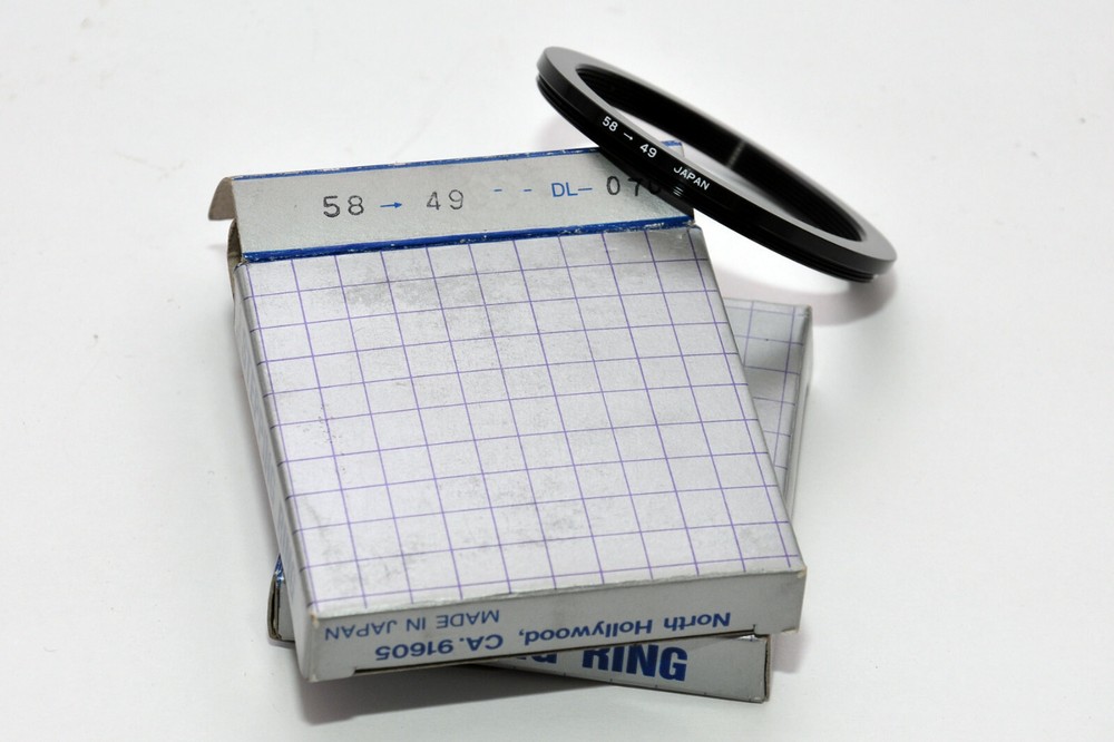 Dot Line  58mm-49mm Step-Down Ring New in Box (old stock)